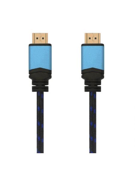 Cable HDMI 2.0 4K Aisens A120-0360/ HDMI Macho - HDMI Macho/ 10m/ Negro/ Azul - Imagen 1