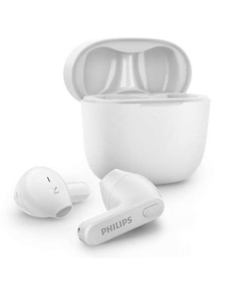 Auriculares Bluetooth Philips TAT2236 con estuche de carga/ Autonomía 6h/ Blancos