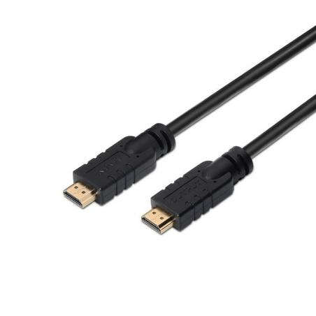 Cable HDMI 2.0 4K Aisens A120-0373/ HDMI Macho - HDMI Macho/ 15m/ Negro - Imagen 1