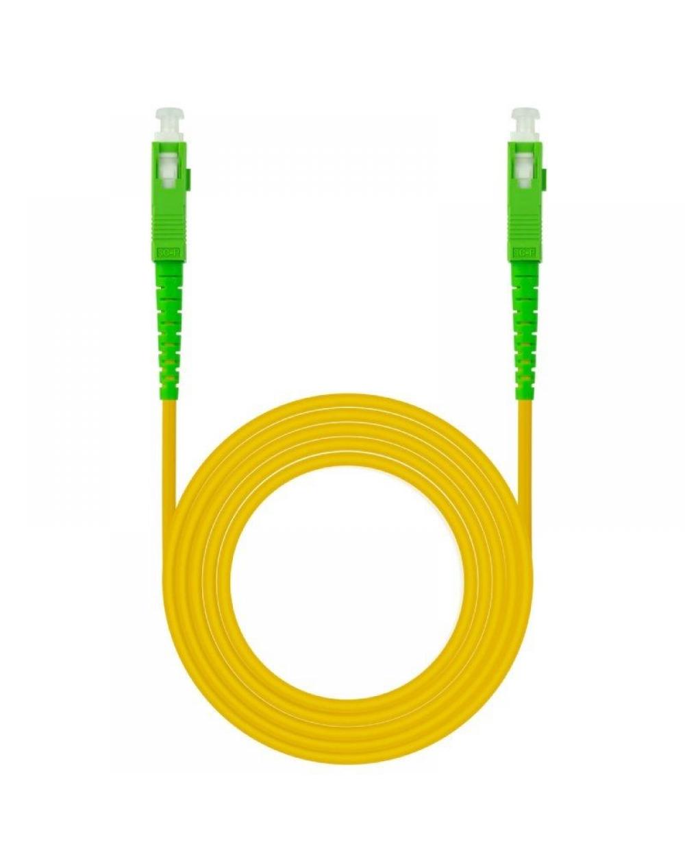 Cable de Fibra Óptica G657A2 Nanocable 10.20.0001/ LSZH/ 1m/ Amarillo