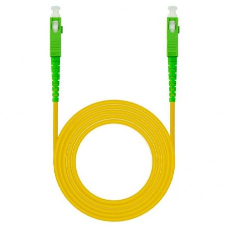 Cable de Fibra Óptica G657A2 Nanocable 10.20.0001/ LSZH/ 1m/ Amarillo