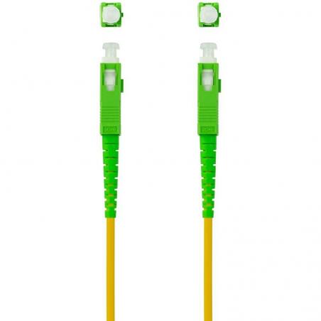 Cable de Fibra Óptica G657A2 Nanocable 10.20.0001/ LSZH/ 1m/ Amarillo