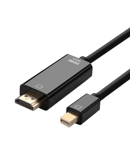 Cable Mini Displayport Aisens A125-0361/ Mini Displayport Macho - HDMI Macho/ 2m/ Negro - Imagen 1