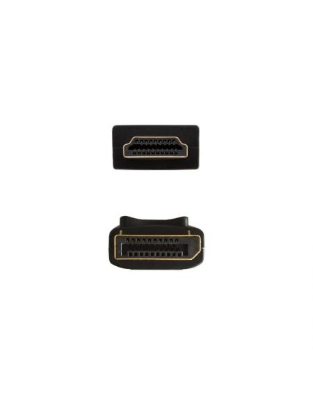 Cable Displayport Aisens A125-0364/ Displayport Macho - HDMI Macho/ 2m/ Negro - Imagen 2