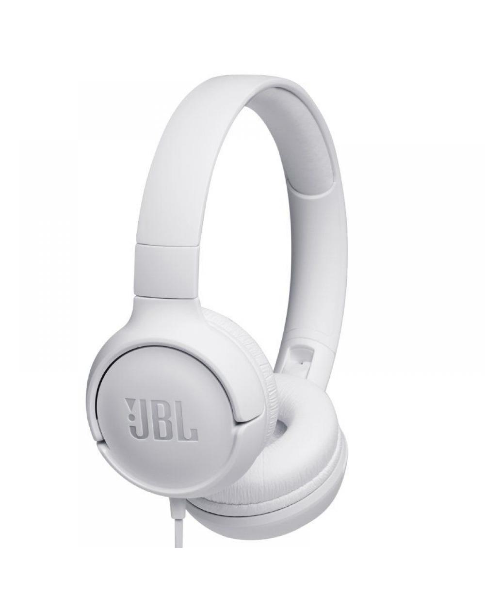 Auriculares JBL Tune 500/ con Micrófono/ Jack 3.5/ Blancos