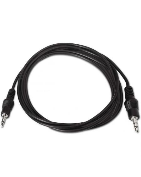 Cable Estéreo Aisens A128-0141/ Jack 3.5 Macho - Jack 3.5 Macho/ 30cm/ Negro - Imagen 2