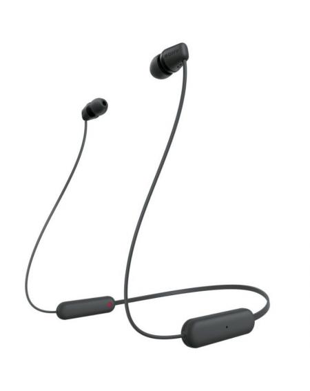 Auriculares Inalámbrico Intrauditivos Sony WI-C100/ con Micrófono/ Bluetooth/ Negros