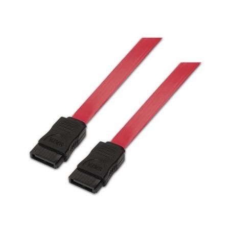 Cable SATA 6G Aisens A130-0153/ SATA Hembra - SATA Hembra/ 0.5m/ Rojo - Imagen 1