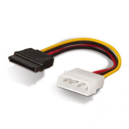 Cable Alimentación SATA Aisens A131-0158/ Molex 4 PIN Macho - SATA Hembra/ 16cm - Imagen 2