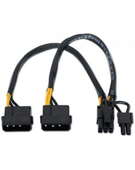 Cable Alimentación Tarjeta Gráfica Aisens A131-0165/ 2x Molex Macho - Molex 6+2 PIN Macho/ 0.2m - Imagen 2