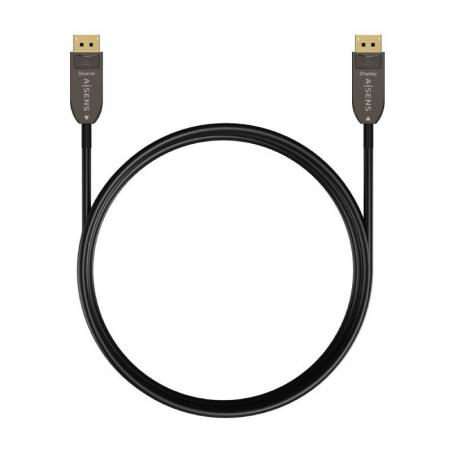 Cable Displayport 1.4 8K Aisens A155-0606/ Displayport Macho - Displayport Macho/ 10m/ Negro