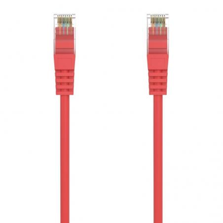 Cable de Red RJ45 AWG24 UTP Aisens A145-0556 Cat.6A/ LSZH/ 25cm/ Rojo