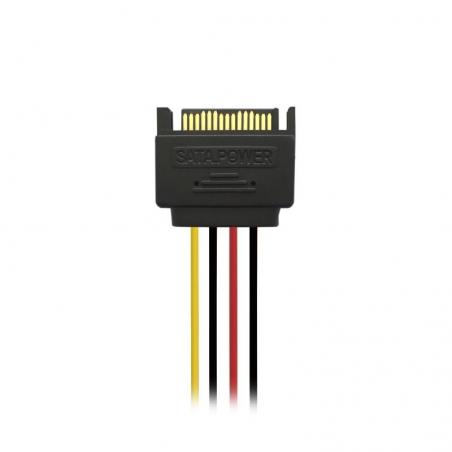 Cable Alimentación Aisens A131-0353/ SATA Macho - 2x SATA Hembra/ 20cm/ Negro - Imagen 2