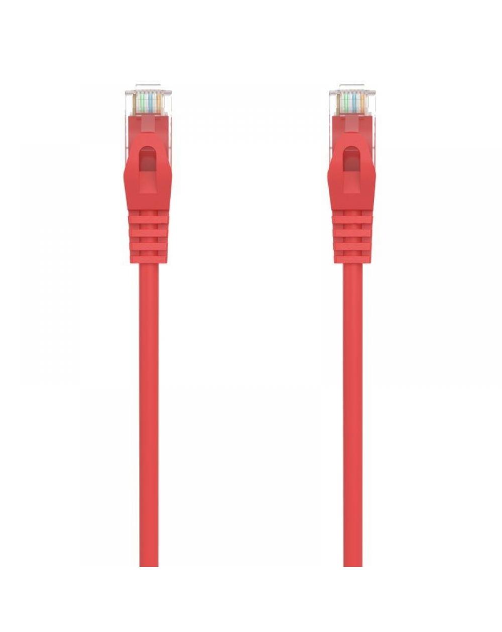 Cable de Red RJ45 AWG24 UTP Aisens A145-0560 Cat.6A/ LSZH/ 1.5m/ Rojo