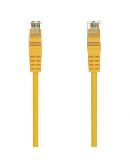 Cable de Red RJ45 AWG24 UTP Aisens A145-0563 Cat.6A/ LSZH/ 25cm/ Amarillo