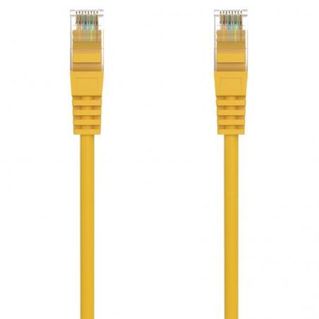 Cable de Red RJ45 AWG24 UTP Aisens A145-0563 Cat.6A/ LSZH/ 25cm/ Amarillo