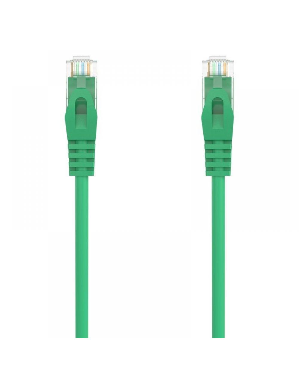 Cable de Red RJ45 AWG24 UTP Aisens A145-0577 Cat.6A/ LSZH/ 25cm/ Verde