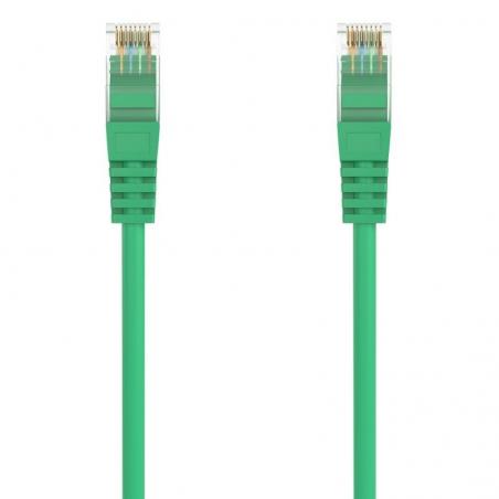 Cable de Red RJ45 AWG24 UTP Aisens A145-0577 Cat.6A/ LSZH/ 25cm/ Verde