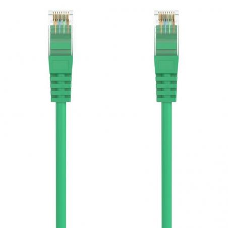 Cable de Red RJ45 AWG24 UTP Aisens A145-0581 Cat.6A/ LSZH/ 1.5m/ Verde