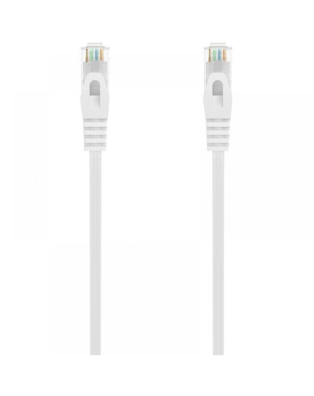 Cable de Red RJ45 AWG24 UTP Aisens A145-0594 Cat.6A/ LSZH/ 1m/ Blanco