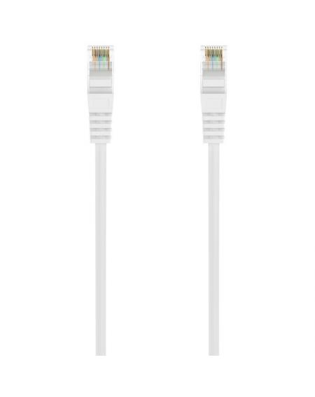 Cable de Red RJ45 AWG24 UTP Aisens A145-0594 Cat.6A/ LSZH/ 1m/ Blanco