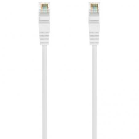 Cable de Red RJ45 AWG24 UTP Aisens A145-0594 Cat.6A/ LSZH/ 1m/ Blanco