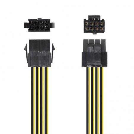 Cable de Alimentación Microprocesador Aisens A131-0419/ Molex -4+4 PIN Macho - Molex 8 PIN Hembra/ 30cm - Imagen 2