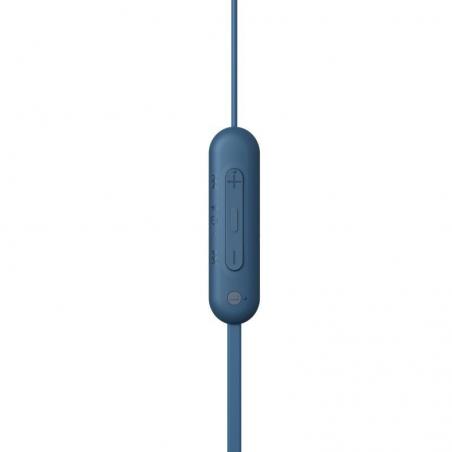 Auriculares Inalámbrico Intrauditivos Sony WI-C100/ con Micrófono/ Bluetooth/ Azules