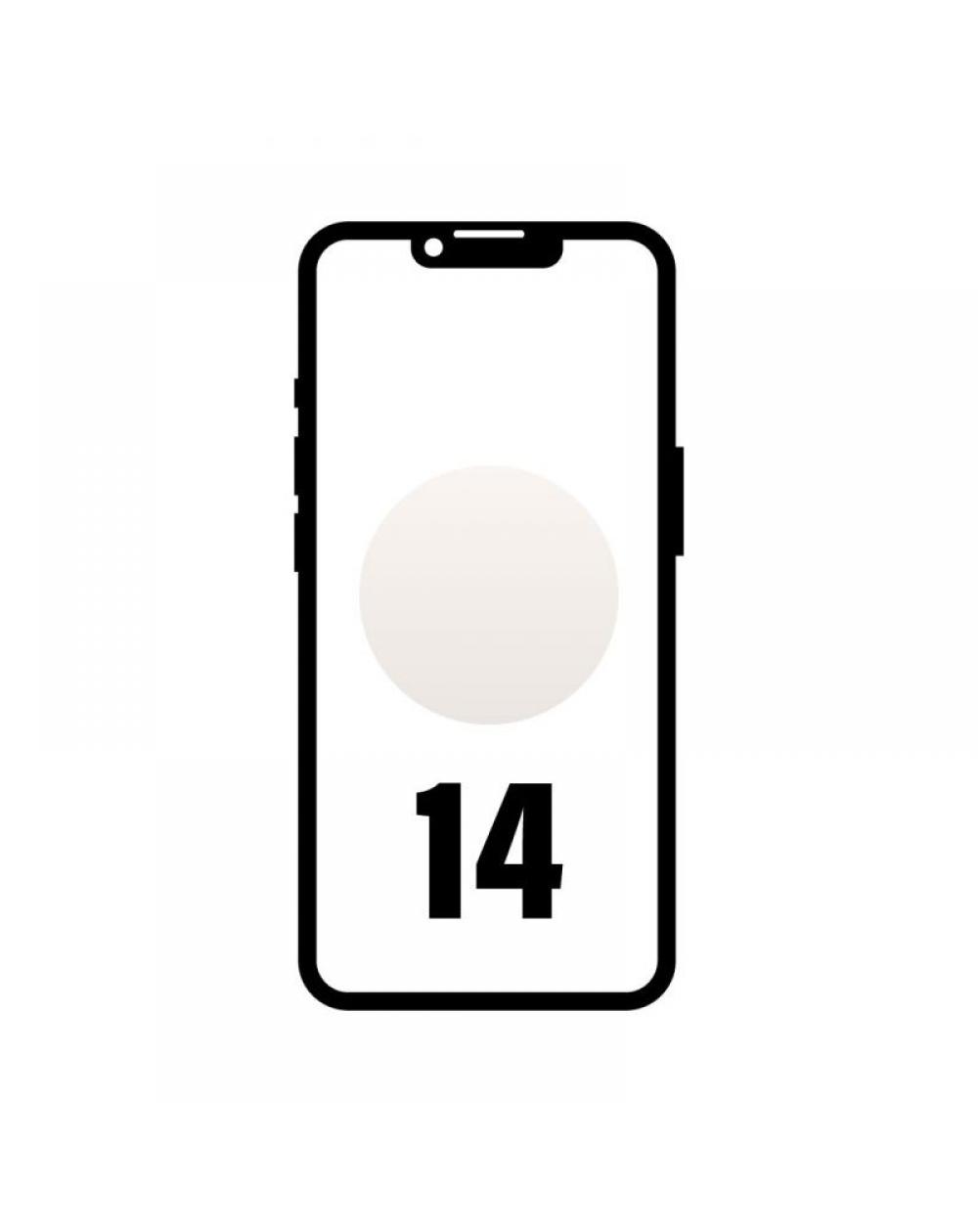 Smartphone Apple iPhone 14 256Gb/ 6.1'/ 5G/ Blanco Estrella