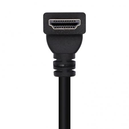 Cable HDMI 2.0 4K Aisens A120-0456/ HDMI Macho - HDMI Macho/ 1m/ Negro - Imagen 3