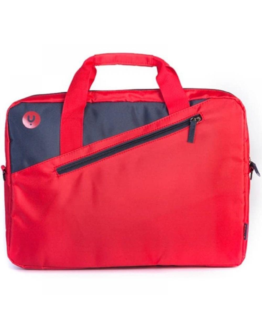 Maletín Monray Ginger para Portátiles hasta 15.6'/ Cinta para Trolley/ Rojo