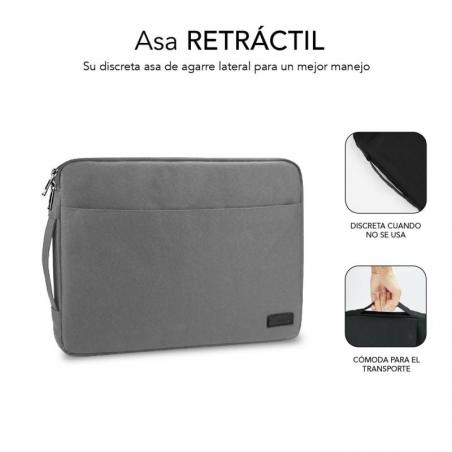 Funda Subblim Urban Laptop Sleeve para Portátiles hasta 14'/ Gris