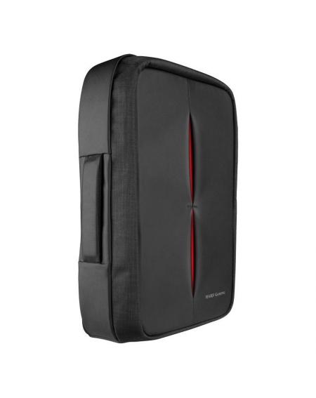 Mochila Mars Gaming MB2 para Portátil hasta 17'/ Puerto USB/ Antirrobo/ Impermeable