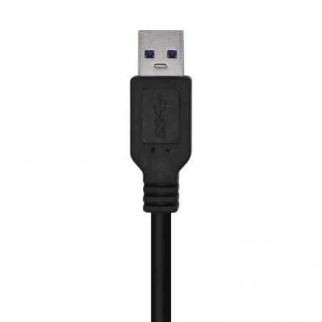 Cable USB 3.0 Impresora Aisens A105-0444/ USB Macho - USB Macho/ 2m/ Negro - Imagen 3