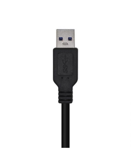 Cable USB 3.0 Impresora Aisens A105-0445/ USB Macho - USB Macho/ 3m/ Negro - Imagen 3
