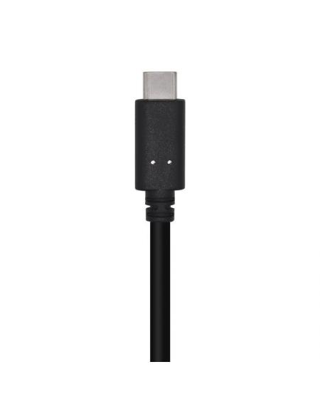 Cable USB 3.1 Aisens A107-0449/ USB Tipo-C Macho - USB Macho/ 0.5m/ Negro - Imagen 2