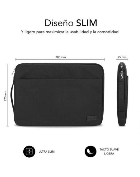 Funda Subblim Urban Laptop Sleeve para Portátiles hasta 14'/ Negra