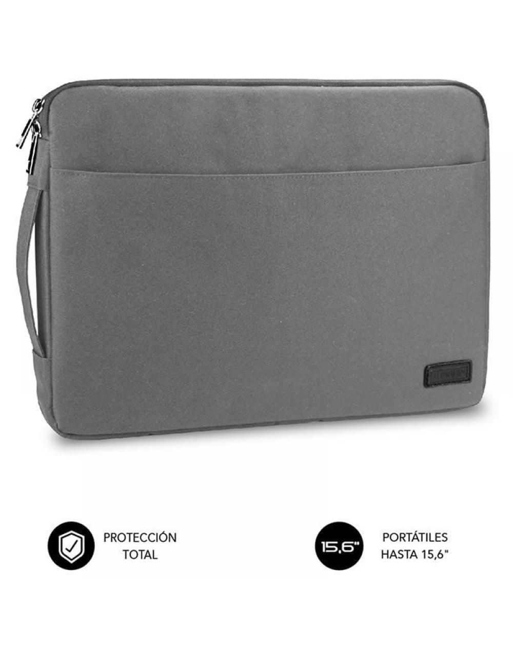 Funda Subblim Urban Laptop Sleeve para Portátiles hasta 15.6'/ Gris