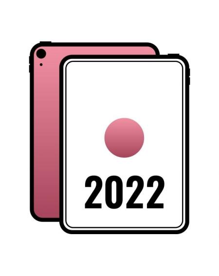 Apple iPad 10.9 2022 10th Wifi Cell/ 5G/ A14 Bionic/ 256GB/ Rosa - MQ6W3TY/A