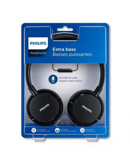 Auriculares Philips SHL5005/ con Micrófono/ Jack 3.5/ Negros