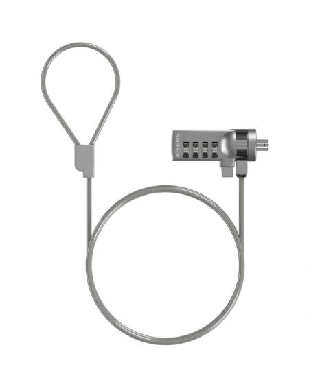 Cable de Seguridad para Portátiles Aisens ASLK-D40N01-SL/ 1.5m