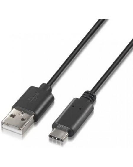 Cable USB 2.0 Nanocable 10.01.2100/ USB Tipo-C Macho - USB Macho/ 0.5m/ Negro - Imagen 4