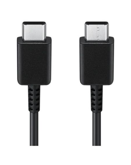 Cable USB 2.0 Tipo-C Samsung EP-DA705BBEGWW/ USB Tipo-C Macho - USB Tipo-C Macho/ 1m/ Negro