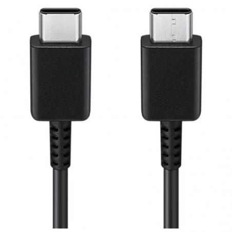 Cable USB 2.0 Tipo-C Samsung EP-DA705BBEGWW/ USB Tipo-C Macho - USB Tipo-C Macho/ 1m/ Negro