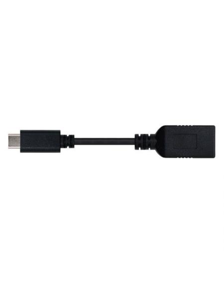 Cable USB 3.1 Nanocable 10.01.4201/ USB Tipo-C Macho - USB Hembra/ 15cm/ Negro - Imagen 3