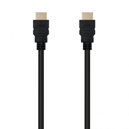 Cable HDMI 1.3b Nanocable 10.15.0301/ HDMI Macho - HDMI Macho/ 1m/ Negro - Imagen 1