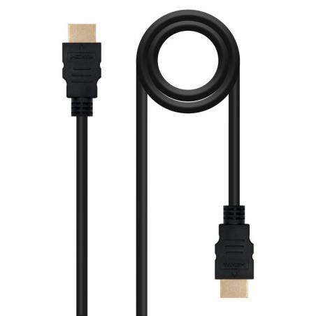 Cable HDMI 1.3b Nanocable 10.15.0301/ HDMI Macho - HDMI Macho/ 1m/ Negro - Imagen 2