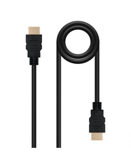 Cable HDMI 1.4 Nanocable 10.15.1705/ HDMI Macho - HDMI Macho/ 5m/ Negro - Imagen 1