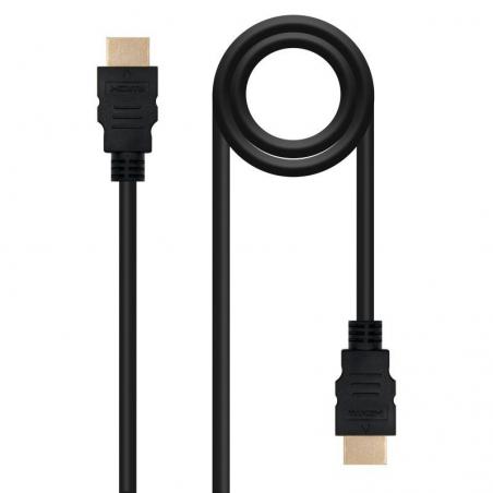 Cable HDMI 1.4 Nanocable 10.15.1705/ HDMI Macho - HDMI Macho/ 5m/ Negro - Imagen 1