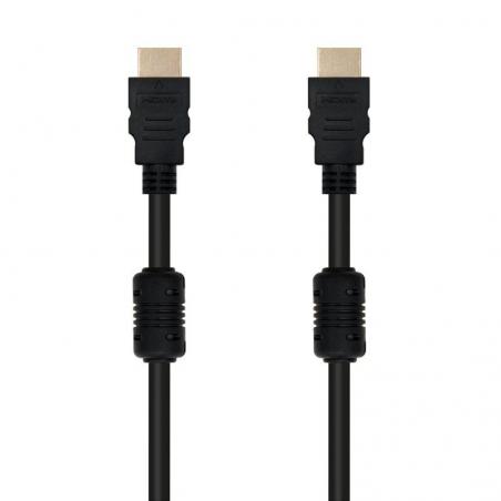 Cable HDMI 1.4 Nanocable 10.15.1802/ HDMI Macho - HDMI Macho/ 1.8m/ Negro - Imagen 1